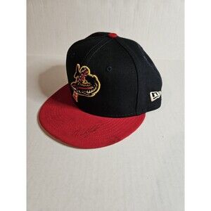 Pensacola Blue Wahoos Men's New Era Navy 59fifty fitted 7 1/4 MiLB Signed